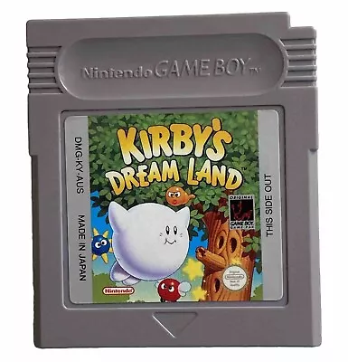 Kirbys Dream Land - Nintendo Gameboy Game Cartridge *AUS PAL - Free Tracking* • $40