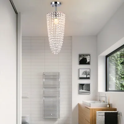 $25.98 • Buy Modern Crystal Chandelier Lighting Hanging Ceiling Lamp Pendant Light Fixtures