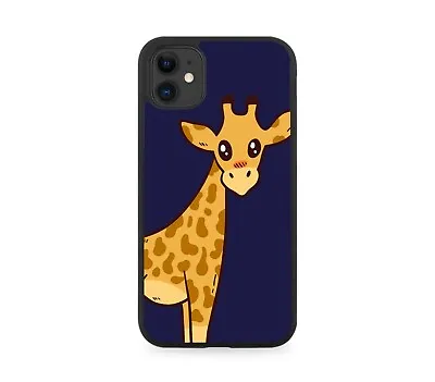 Cute Giraffe Cartoon Rubber Phone Case Cover Giraffes Sad Eyes Sadness Face J451 • £15.90