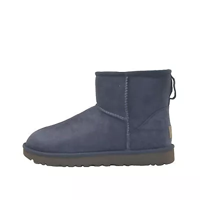 UGG Classic Mini II Eve Blue Women's Sheepskin Ankle Boots 1016222 • $119