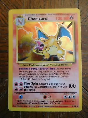 $56 • Buy Pokemon Card Unlimited 4/102 CHARIZARD Holo Foil