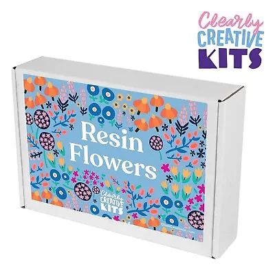 £27.96 • Buy GlassCast Resin Flowers Clearly Creative Gift Kit,Floral Paperweight Casting Kit