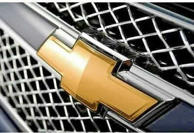 New Front Grille Emblem Gold Bow Tie For Chevrolet Avalanche Tahoe Suburban  • $22.99