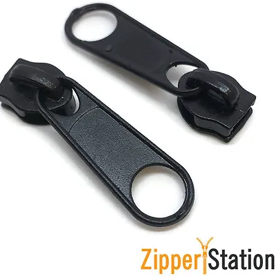 No5 Zip Slides. Pulls Fastenings For #5 Nylon Coil Continuous Zipper. • £3.20