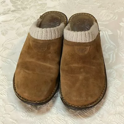 UGG Gael Suede Mule Shearling Lined Clog Womens Slip-on Shoe S/N 1934 Size 8 US • $23.99