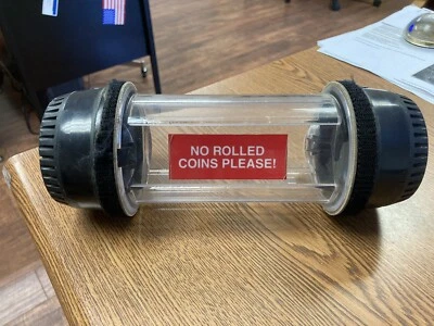 $34.99 • Buy Diebold Bank Drive Thru Vacuum Tube Canister Double Opening Bank Pharmacy A