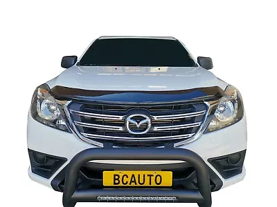 Bonnet Protector Hood Guard For Mazda BT-50 2012-20 Black Tinted Aero Profile • $89.95