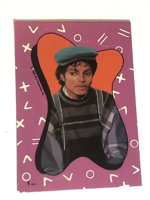 Michael Jackson Trading Card Sticker 1984 #1 • $2.25