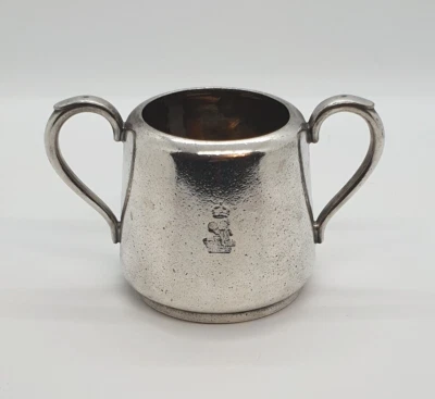 £8 • Buy Vintage Pewter Jug With Two Handles