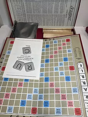 Vintage 1989 Scrabble - Milton Bradley Crossword Board Game • $20.99