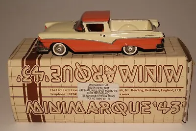 $169.96 • Buy Mini Marque 1957 Ford Ranchero, 1/43 Scale Boxed