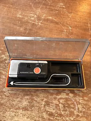 Agfa AGFAMATIC 3000 Pocket 110mm Film Camera Vintage With Plastic Case #151 • £7.49