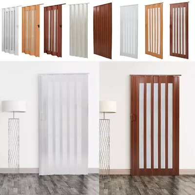 £52.95 • Buy Bath Indoor Sliding Internal Doors PVC Folding Door Panel Bi Divider 6mm / 10mm