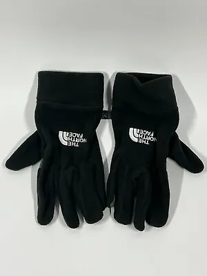 ** BRAND NEW ** The North Face Denali Gloves Large Black Fleece ** • $19.99