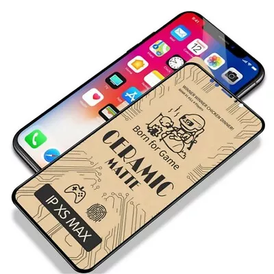 Ceramic MATTE Screen Protector For IPhone 11/12/X/XR/XS Max/13 Pro Max/12 Mini • $4.95