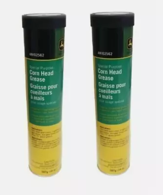 2 Tubes- John Deere Corn Head Grease Tubes #AN102562 • $22.92