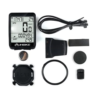 LED Waterproof Cycling Meter Wireless Mountain Bike Speedometer Bicycle Odometer • $15.68