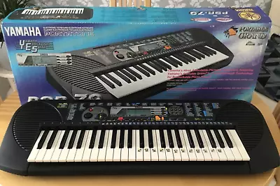 YAMAHA Portatone Electronic Keyboard PSR-79 Portable Grand Excellent Condition • £69