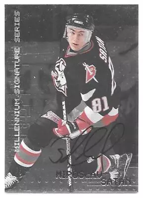 MIROSLAV SATAN CERTIFIED Signed Auto 1999-00 ITG BAP Card #33 Buffalo Sabres NM • $10