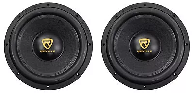 (2) Rockville W12K9D2 V3 12  8000 Watt Car Subwoofers Dual 2-Ohm Subs CEA Compli • $274.90