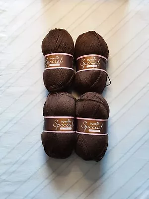 STYLECRAFT SPECIAL DK WALNUT 100gm X 4 P + P Can Be Combined • £8