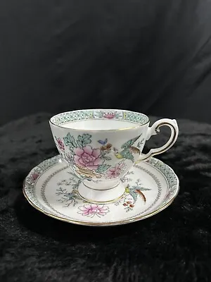 Vintage Tuscan Fine English Bone China Floral Pattern Tea Cup & Saucer 3.5” D • $15.39