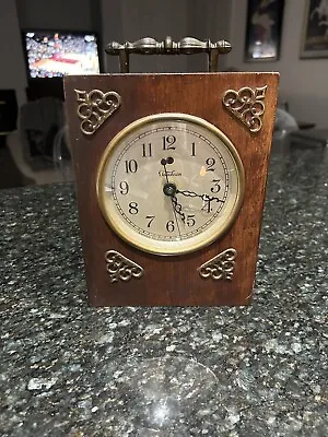 Warren Telechron Co Ashland Mass. MantleDesk Clock/converted To Battery — Works! • $35