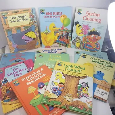 Vintage 1980s Sesame Street Book Club Children's Books - Lot Of 11 Hardcover • $21.99