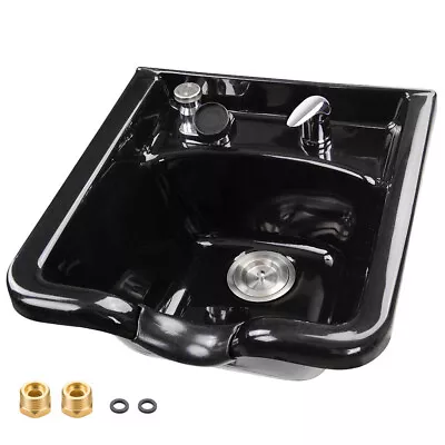 Shampoo Bowl Hair Sink Vacuum Breaker Trap Barber Salon Equipment W/Neck Rest • $114.90