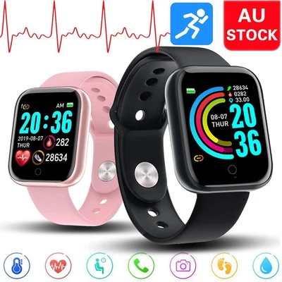 $14.98 • Buy Smart Watch Bluetooth Fitness Tracker Heart Rate Blood Pressure Sport Watches