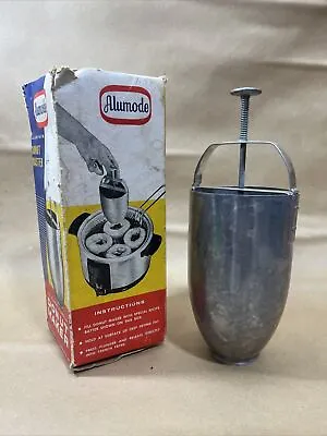 Vintage  Alumode Donut Master Aluminum Donut Maker With Original Box Recipes • $14.99