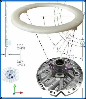 GM DRIVETRAIN (UPDATE) 4L60E 700R4 4L65E PUMP STATOR WASHER HD HP 0.135 (3.43mm) • $8