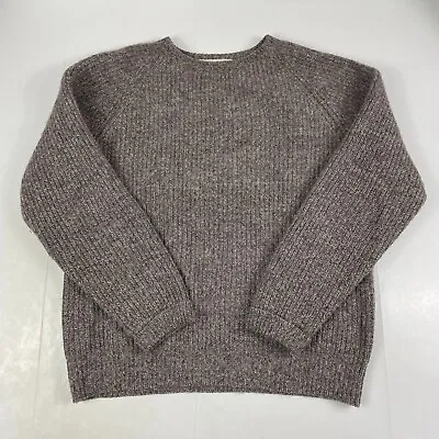 VINTAGE Di Mitri Sweater Mens Extra Large Shetland Wool Long Sleeve Pullover • $24.95