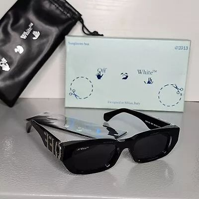 Off-white FILLMORE OERI124 Black/ Silver SUNGLASSES • $81