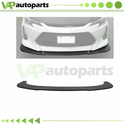 Universal Front Bumper Lip Flat Black Splitter Plate Under Panel Diffuser • $59.99