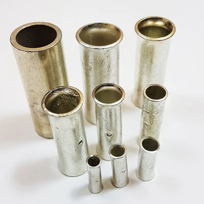 £3.19 • Buy Copper Tube Butt Splice Terminals Battery Welding Cable Crimp Terminal All Sizes