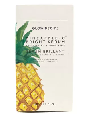 GLOW RECIPE Pineapple Bright C Serum 1oz Brand New Discontinued Serum Brighten • $149.95