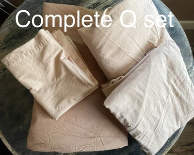 £98.89 • Buy Coyuchi 💯 Organic Cotton Bedding Set Size Queen