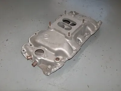 $325 • Buy Offenhauser 360 Dual Port BB Chevy Aluminum 4 BBL Intake Manifold 6003 Rectangle