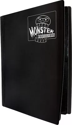 (1) BCW-MB-4P-MBK Black Trading Game Card Binder 4 Pocket Monster Protectors MTG • $19.99