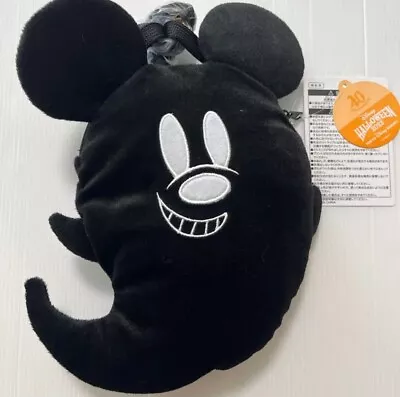 Tokyo Disney Resort Halloween Mickey Ghost Black Shoulder Bag With Tag • $72.99