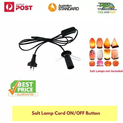 Salt Lamp Power Cord Cable With Plate With ON/OFF Button • $12.99