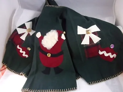 $350 • Buy Woof & Poof Christmas Tree Skirt 41.5  Dia. With Tag - Vintage