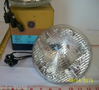 GENUINE - MADE IN THE USA GE Military 7  24V HEADLIGHT 8741491 6240-00-966-3831 • $32.30