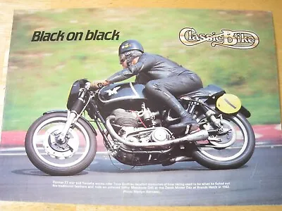 TONY GODFREY 500cc MATCHLESS G45 1982 DEREK MINTER DAY ADVERT A4 FILE 33 • $2.45