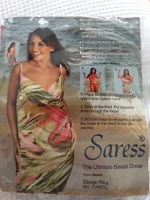 £4.99 • Buy Saress Beach Dress  10-14 The Ultimate Beach Dress Colour Palm Beach New 