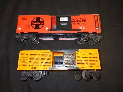 K-line K Line D&rgw 5211 + Santa Fe 90010 Freight Cars 2 Pc Lot • $26.99