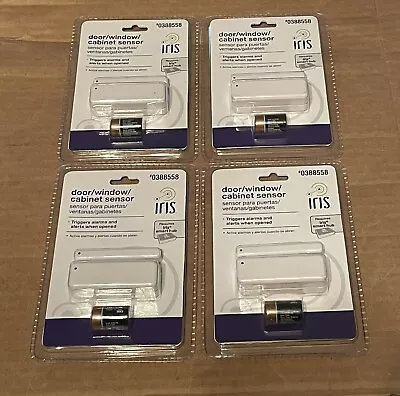 $34.99 • Buy Lot Of 4 Lowes Iris Door/window/cabinet Sensor #0388558/dws901 Brand New Sealed
