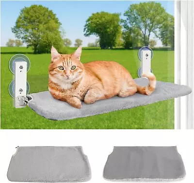 Pet Cat Window Hammock Foldable Perch Sleeping Bed Mounted Durable Seat Cover • $18.99