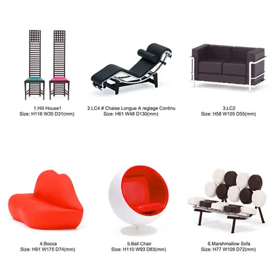 REAC Japan 1/12 Designers Chair Design Interior Collection 4 (Sold Individually) • $79.99